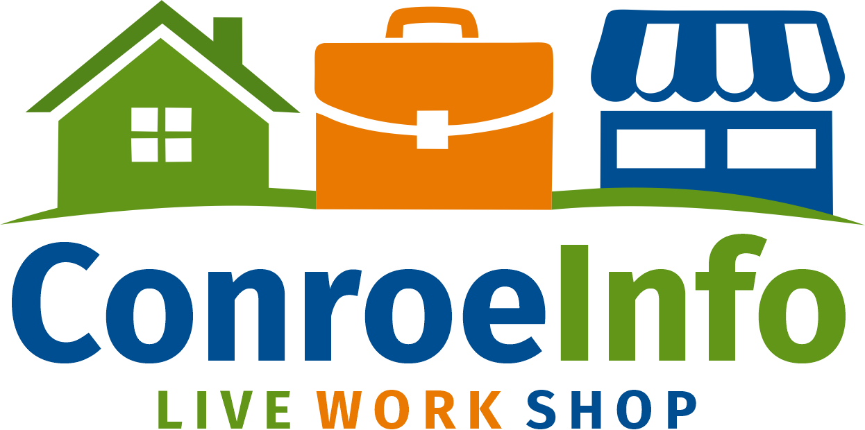 Conroe Info Business Directory location map: 910 Cable Street, Conroe, TX